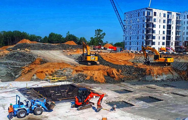 Excavation fondations résidentiel lourd - Mascouche