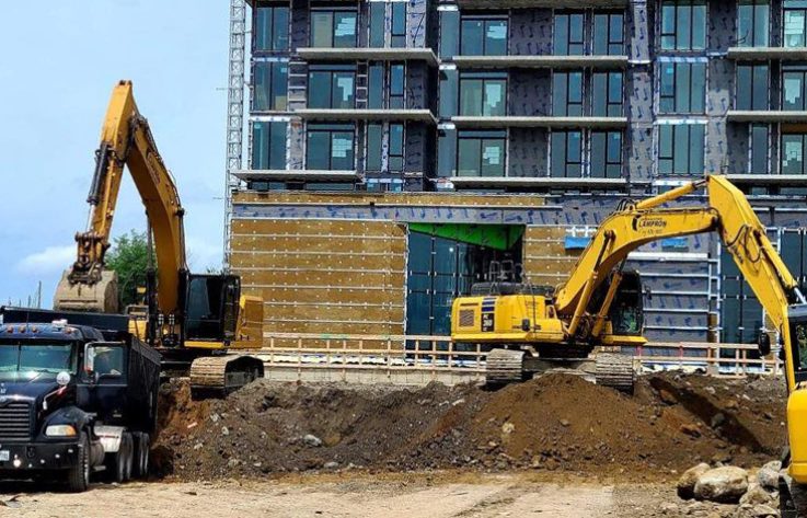 Excavation projet de condos - Rive Nord