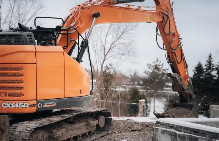 Excavation résidentielle au bord de l'eau - Laval
