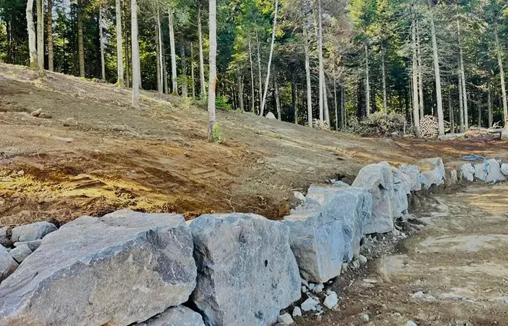 Mur de pierres - Laurentides