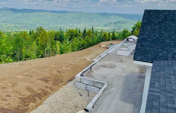 Nivellement de terrain résidentiel - Laurentides