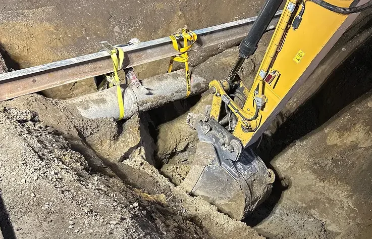 Excavation pour services - Montréal