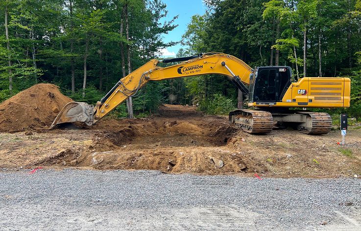 Excavation de chemin d’accès - Laurentides